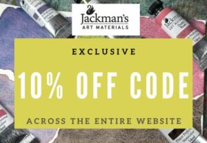 Jackman's Art Materials: Exclusive 10% off Discount Code