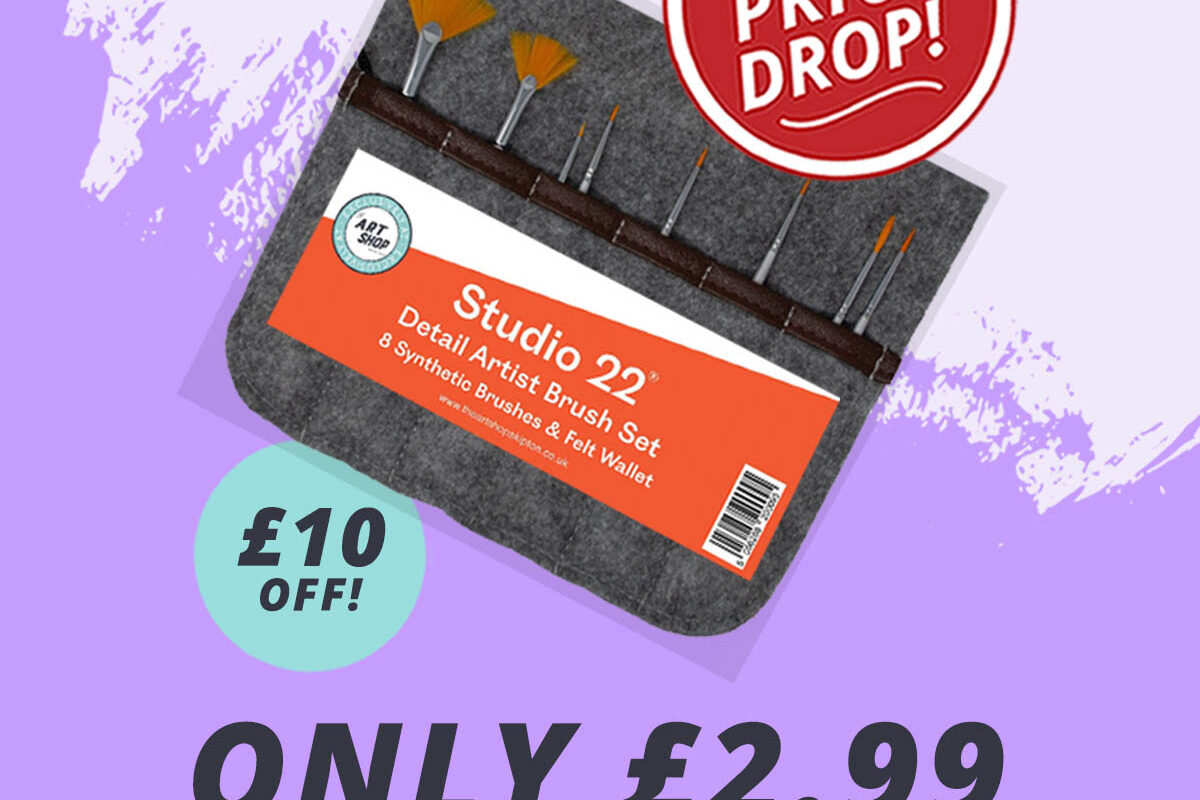 The Art Shop Skipton: Miniature Detail Brush Set RRP: £12.99 only £2.99