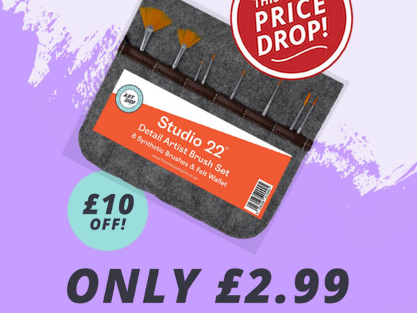 The Art Shop Skipton: Miniature Detail Brush Set RRP: £12.99 only £2.99