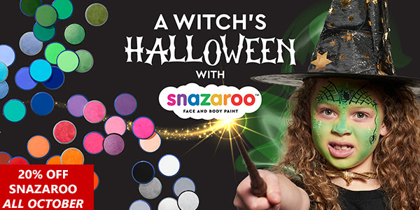 Crafty Arts: 20% off Snazaroo throughout October