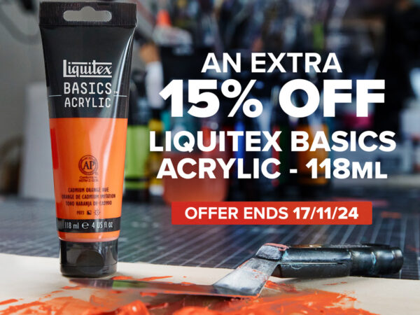 Art Discount: EXTRA 15% OFF Liquitex Basics Acrylic Paints - 118ml