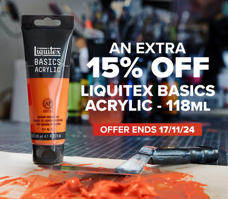 Art Discount: EXTRA 15% OFF Liquitex Basics Acrylic Paints - 118ml