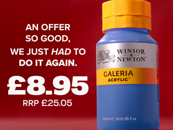 Art Discount: Winsor & Newton Galeria Acrylic - 500ml ONLY £8.95 RRP: £25.05