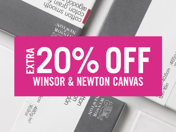 Cass Art: EXTRA 20% Off Winsor & Newton Canvas