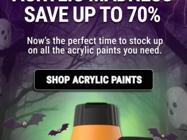 Cowling & Wilcox: 70% off Acrylics