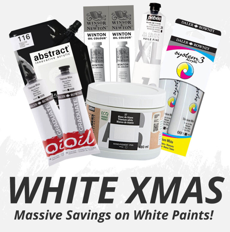 The Art Shop Skipton: Massive Savings on White Paints