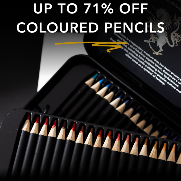 Castle Arts: Black Friday Sale for up to 71% off coloured pencil sets