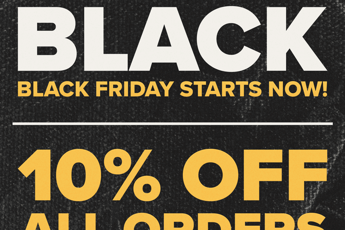 Art Discount: Black Friday 10% off all Orders