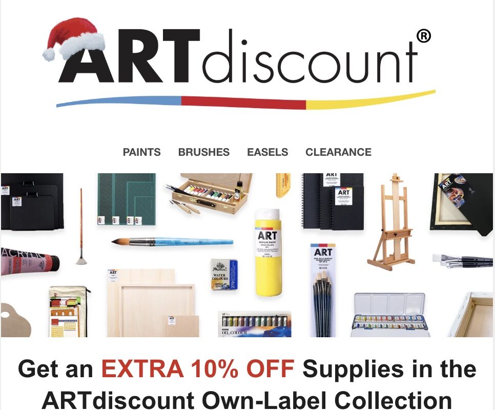 EXTRA 10% OFF Supplies in the ARTdiscount Own-Label Collection