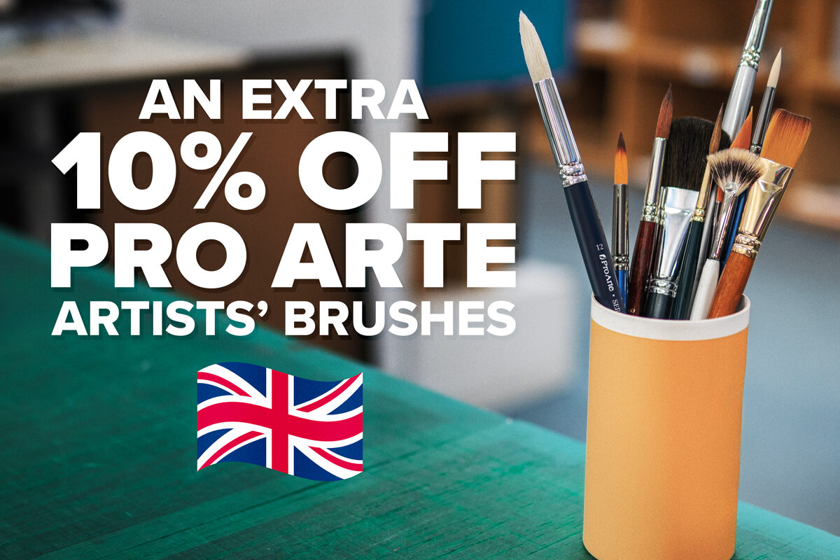 Art Discount: Save an extra 10% off Pro Arte Brushes