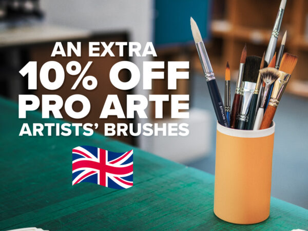 Art Discount: Save an extra 10% off Pro Arte Brushes