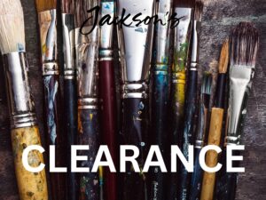 Jackson's Art: Clearance Sale