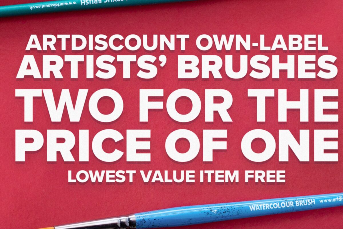 Art Discount: 2 for 1 on Own-Label Brushes