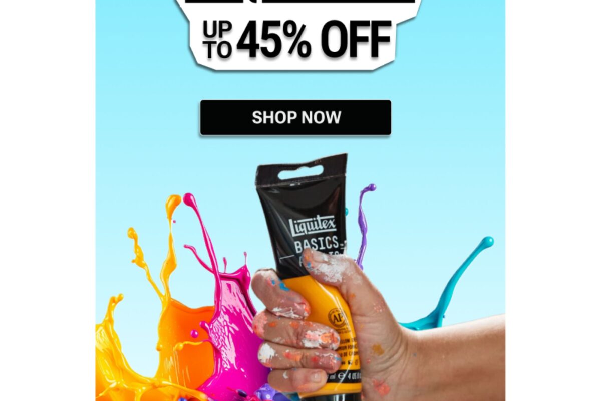 Cowling & Wilcox: Up To 45% Off Liquitex Goods!