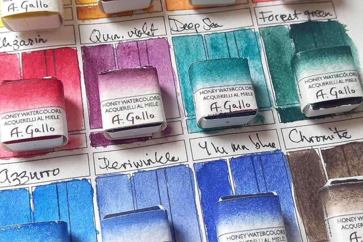 A. Gallo: Winter sale! 15% off all watercolour pans!