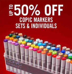 Cass Art: Copic Markers - Up to 50% OFF!