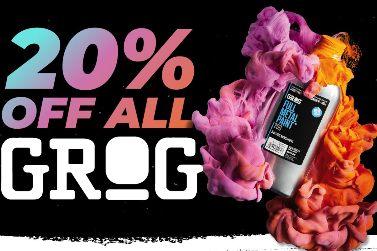 Graff City: Get 20% Off All Grog Markers & Inks!