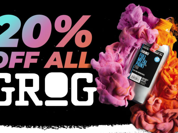 Graff City: Get 20% Off All Grog Markers & Inks!