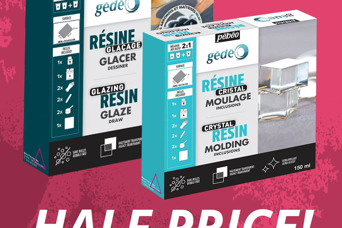 The Art Shop Skipton: Half Price - Pébéo Crystal & Glazing Resin Kits!