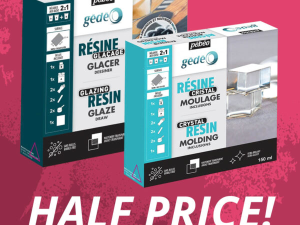 The Art Shop Skipton: Half Price - Pébéo Crystal & Glazing Resin Kits!