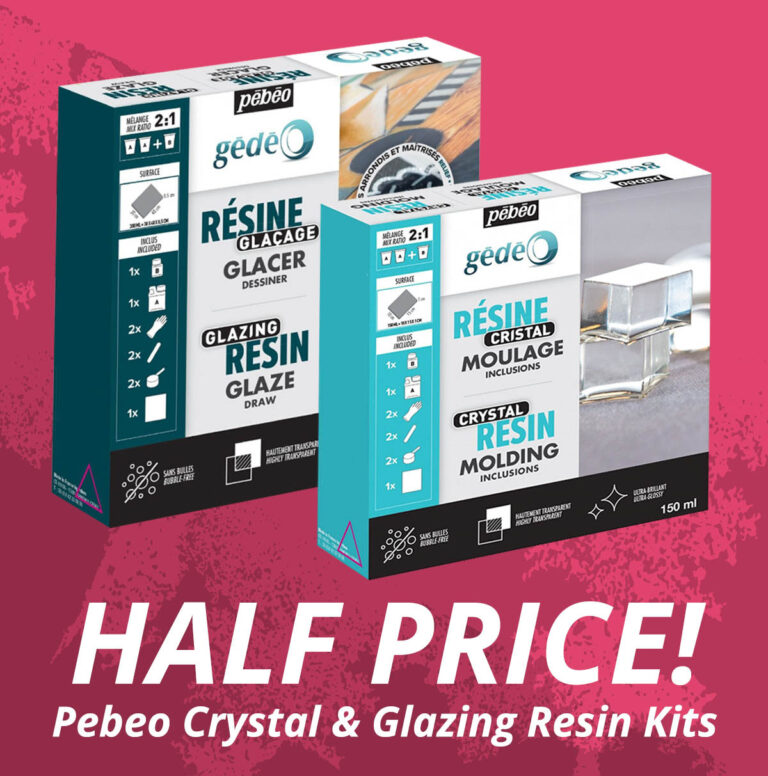 The Art Shop Skipton: Half Price - Pébéo Crystal & Glazing Resin Kits!