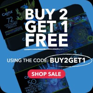 Castle Arts: Buy 2 get 1 free (with code)