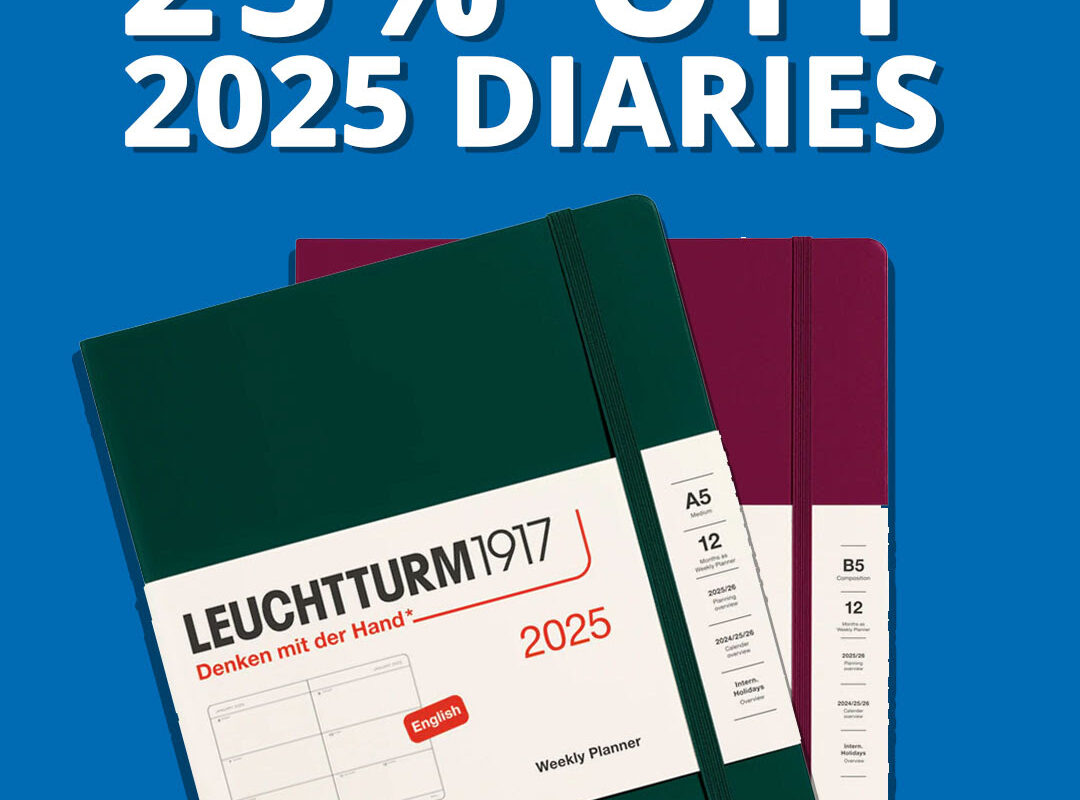 Cult Pens: 25% off LEUCHTTURM1917 2025 diaries!