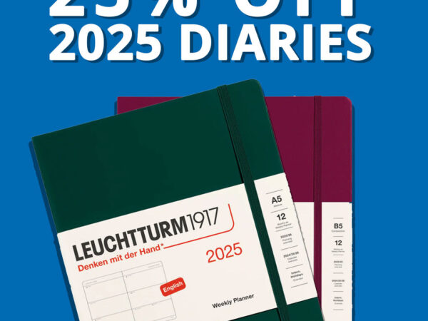 Cult Pens: 25% off LEUCHTTURM1917 2025 diaries!