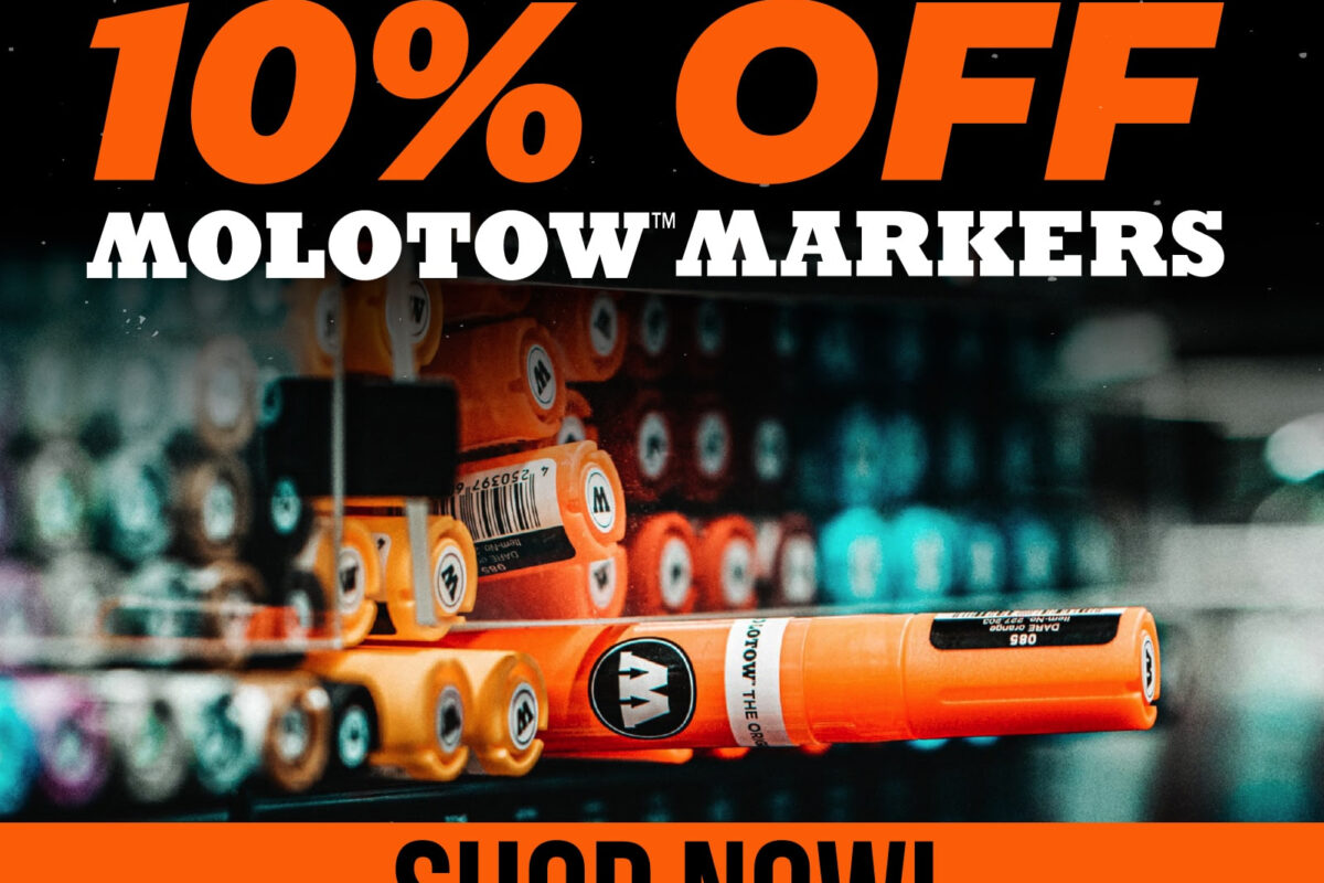 Graff City: 10% Off Molotow Markers