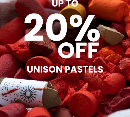 The Art Shops: Up to 20% OFF Unison Pastels