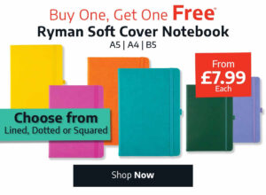 Ryman: Soft Cover Notebooks -BOGOF