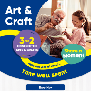 The Works: 3 for 2 on selected arts & crafts