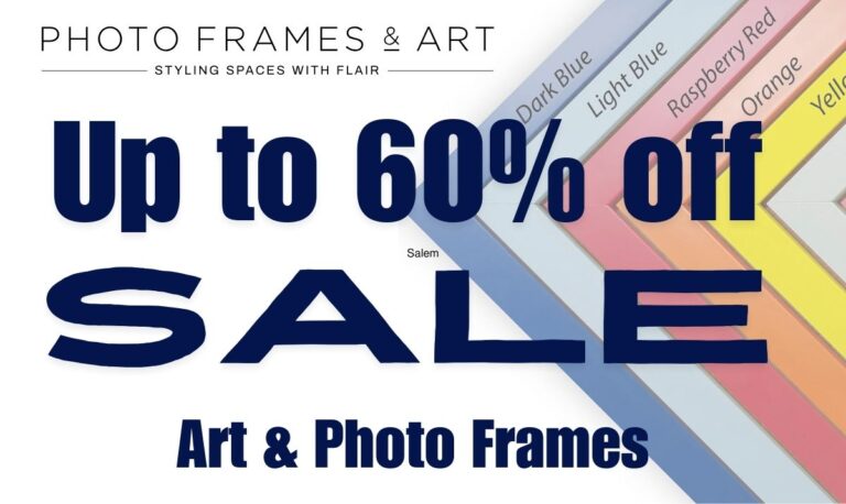 Photo Frames & Art: Up to 60% off Sale