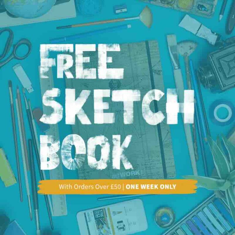 Bromley's Art Supplies: FREE Sketchbook with Orders over £50 (1 Week Only)