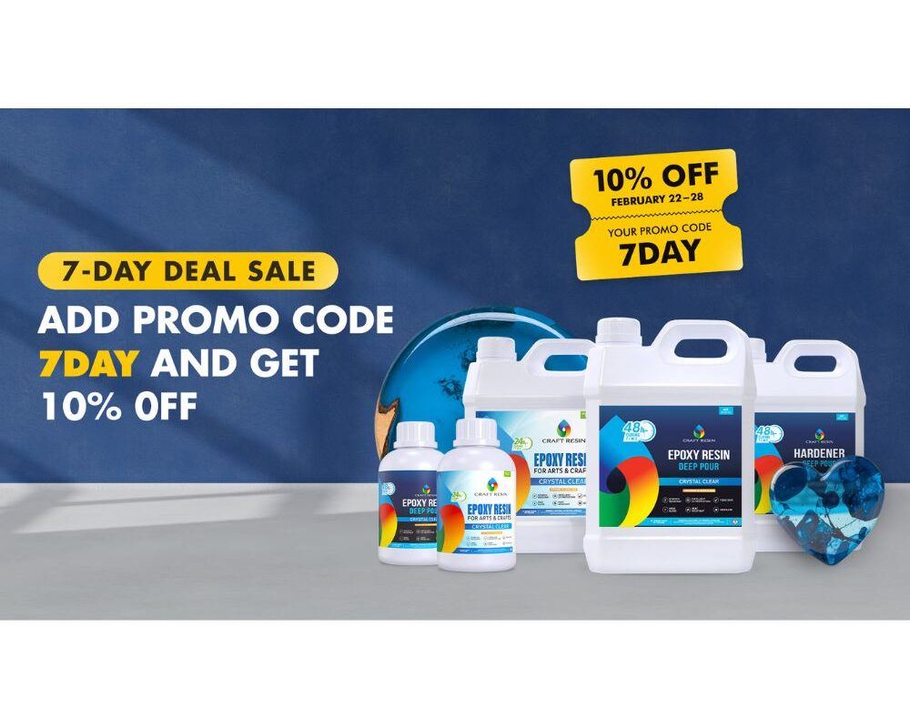 Craft Resin: 10% OFF Craft Resin to Spark Your Spring (with code)