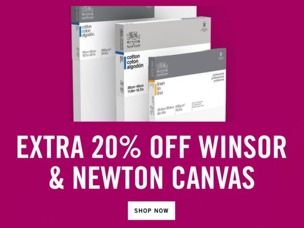 Cass Art: Extra 20% Off Winsor & Newton Canvas