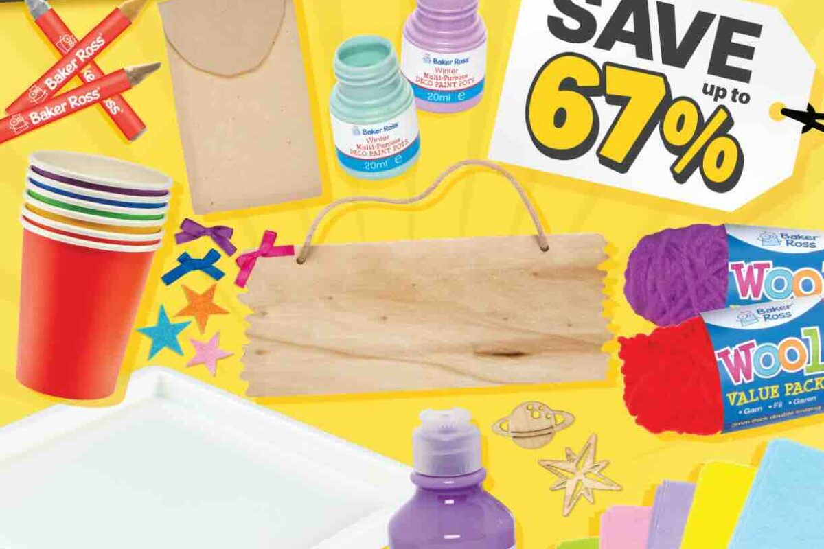 Baker Ross: EXTRA 20% Off Craft Essentials Overstocks 😱