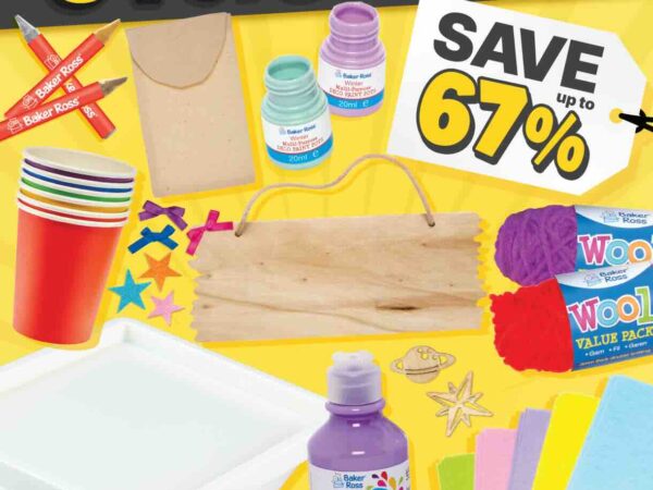 Baker Ross: EXTRA 20% Off Craft Essentials Overstocks 😱