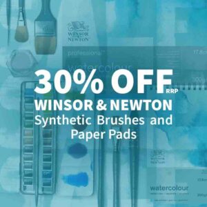 Bromley's Art Supplies: 30% OFF W&N Pads and Synthetic Brushes