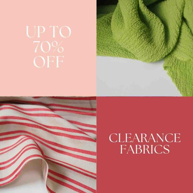 The New Craft House: Clearance fabrics still available 💌