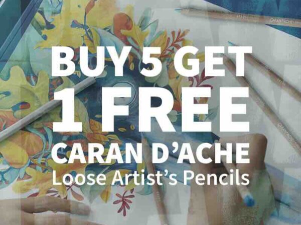 Bromley's Art Supplies: Buy 5 Caran d’Ache Pencils, Get 1 FREE