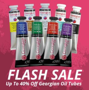 Art Shop Skipton: Flash Sale - Up to 40% off Georgian Oil Tubes