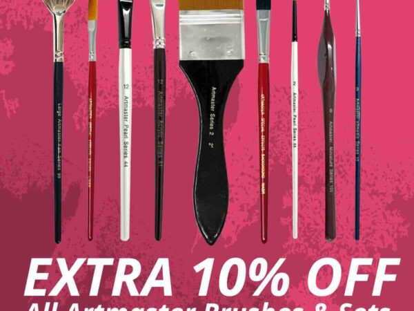 The Art Shop Skipton: Extra 10% Off Artmaster Brushes & Sets (with code)