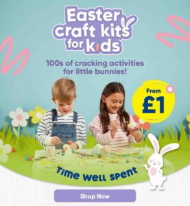 The Works: Easter craft kits from £1