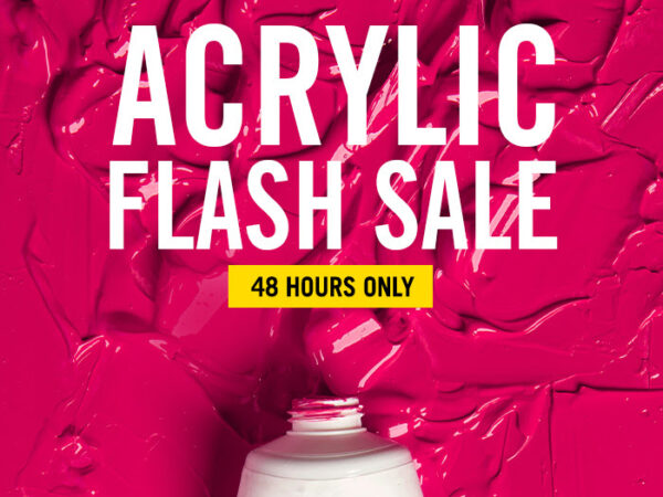 Cass Art: Acrylic Flash Sale