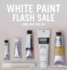 Cass Art: White Paint Sale!