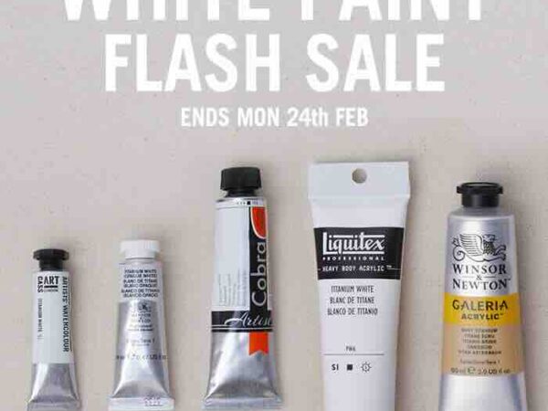 Cass Art: White Paint Sale!