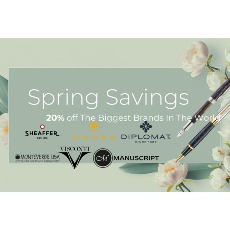 The Pen Shop: Spring Savings - 20% off the biggest pen brands in the world