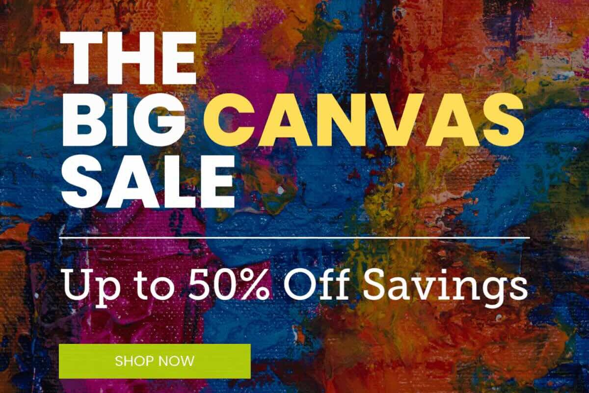 Abacus Creative Resources: Big Canvas Sale – Up to 50% Off
