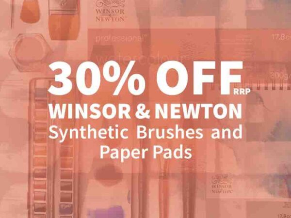 Bromleys: 30% OFF W&N Pad & Brush Sale